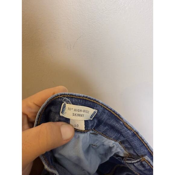 Madewell 10” High Rise Skinny Lightly Distressed Women’s Sz W30 - Picture 4 of 5